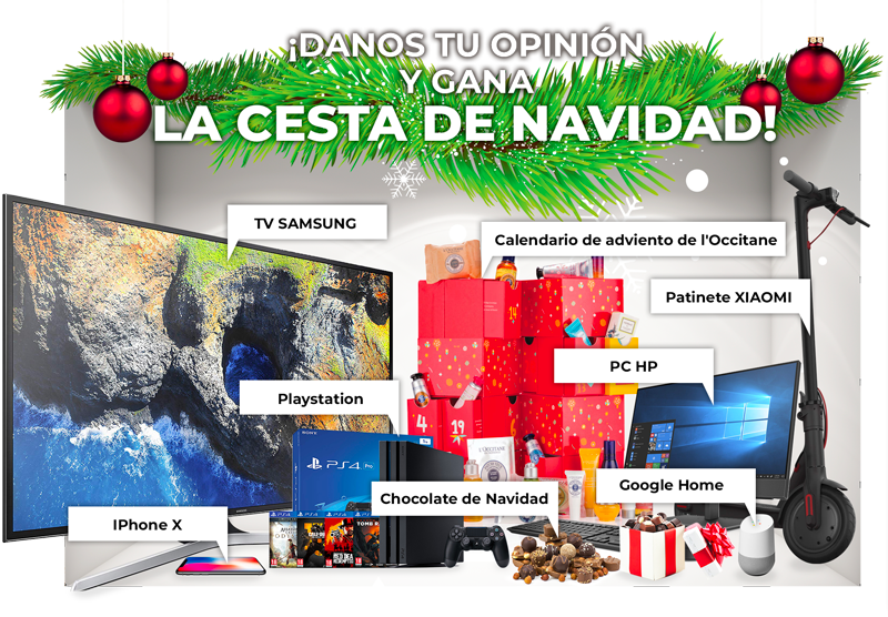 ¡Danos tu opinión y gana la Cesta de Navidad!