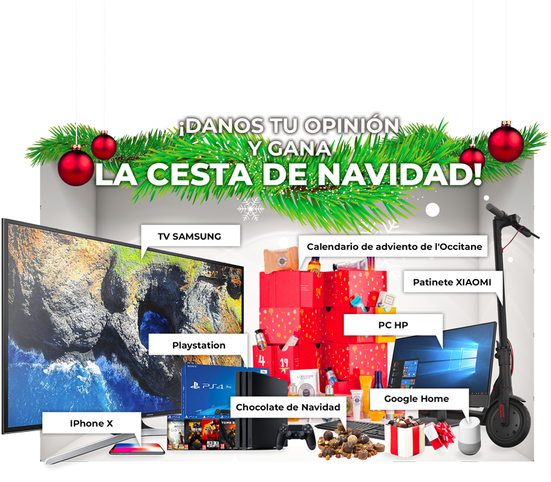 ¡Danos tu opinión y gana la Cesta de Navidad!